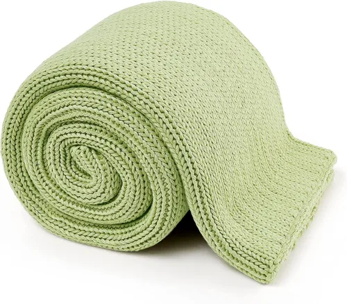 Miniatura 17 de Guohaoi Almohadilla de regazo con peso de punto (beige 20 x 30 pulgadas, 2 libras) sin cuentas, manta con peso refrescante para niños para siesta