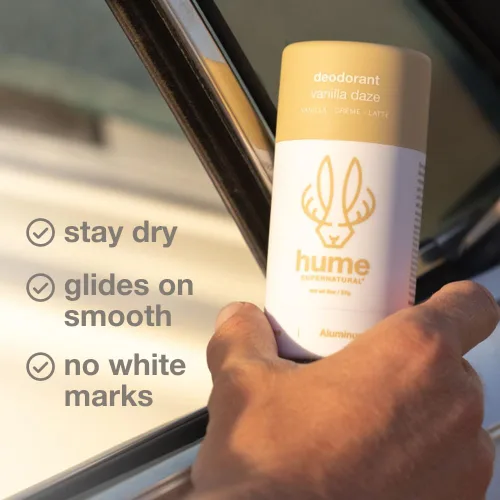 Miniatura 4 de Hume Supernatural Desodorante sin aluminio para mujeres y hombres, seguro para pieles sensibles, probiótico, a base de plantas, sin bicarbonato