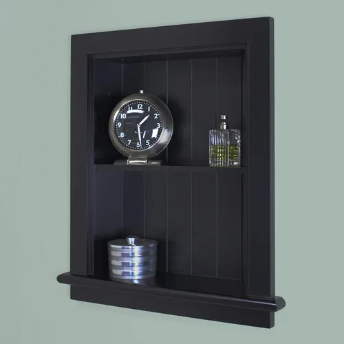 Aiden - Botiquín de repuesto de pared empotrada de 14 x 18 pulgadas, inserto de gabinete de baño en la pared estante/estantes, fabricado en América