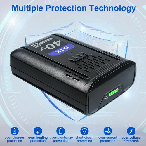 Miniatura 5 de DTK Repuesto para baterías Kobalt 40V MAX 3000mAh KPM1040A-03, KM-1640-06, KM 4040-06 para herramientas eléctricas inalámbricas