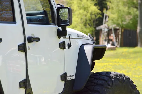 Miniatura 3 de AntennaMastsRus - Fabricado en Estados Unidos - Antena de aluminio negro de 4 pulgadas es compatible con Jeep Grand Cherokee (2005-2010)