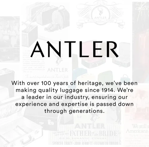 Miniatura 7 de ANTLER Clifton Suitcases Juego de 3 Maletas de mano, medianas y grandes Funda rígida súper ligera para viajes y vacaciones Equipaje con 4