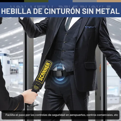 Miniatura 4 de UNGGJKB Cinturones tácticos de nailon para hombre, paquete de 5 cinturones casuales de lona militar para exteriores, cinturones sin metal