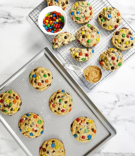 Miniatura 4 de Molde de lámina de acero aluminizado para hacer galletas, de EE. UU., grande, Gris