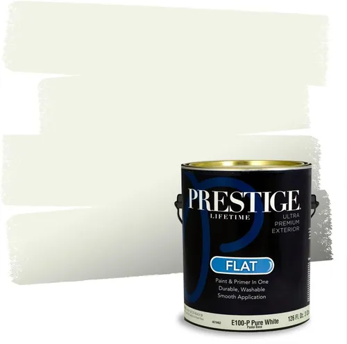 Miniatura 109 de PRESTIGE Pintura exterior e imprimación en uno, aloe, plano, 1 galón