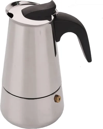 UNIWARE Cafetera espresso de acero inoxidable (12 tazas)