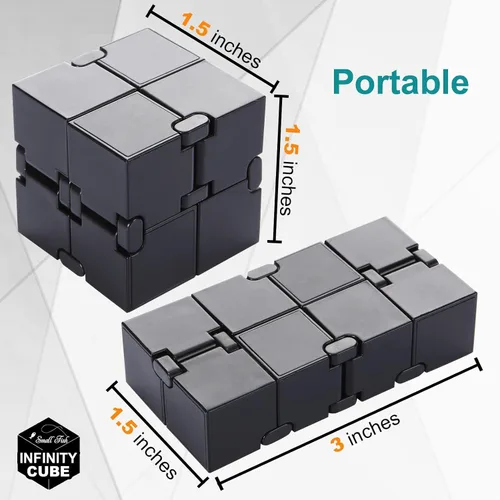 Miniatura 2 de Cubo infinito sensorial fidget, juego de fidgeting EDC para niños y adultos, minigadget genial, mejor para el alivio del estrés y la ansiedad