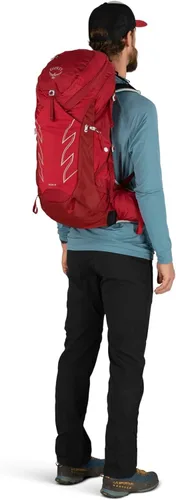 Miniatura 8 de Osprey Talon 36L - Mochila de senderismo para hombre con cinturón para la cadera, cinturón verde/negro, S/M