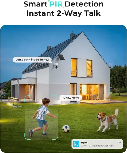 Miniatura 5 de LIWAN Cámara de seguridad celular inalámbrica 4G LTE, sin cámara de seguridad WiFi para exteriores, alimentada por energía solar, tarjeta SIM