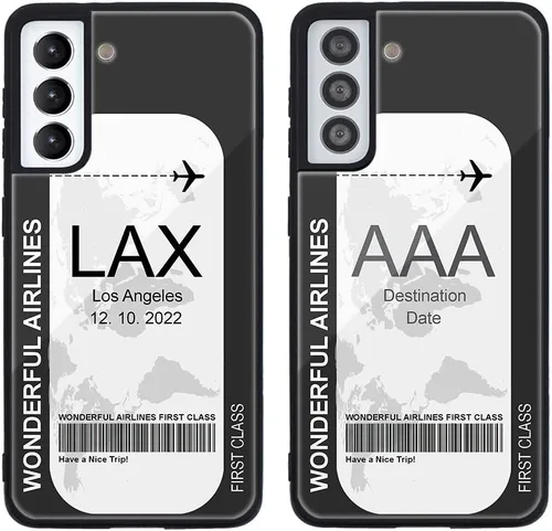 Miniatura 290 de Funda de teléfono personalizada para Samsung Galaxy S22+ / S22 Plus 5G, funda de TPU suave de vidrio templado antiarañazos personalizada con foto