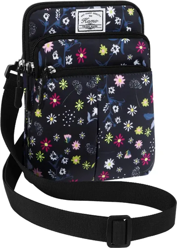 Miniatura 30 de Kamo Bolso Multifuncional para Teléfono de Un Solo Hombro, Bolso de Cintura para Teléfono, Bolso Diagonal Cruzado, Estuche para Teléfono Inteligente