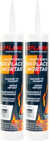 Miniatura 6 de Rutland Products Cartucho de mortero para chimenea, 10.3 onzas líquidas, sin tamaño, negro-63