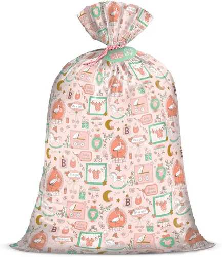 Miniatura 17 de WRAPAHOLIC Bolsa de regalo de plástico grande de 56 pulgadas, globo colorido con diseño de confeti para cumpleaños, fiestas o celebraciones de 1