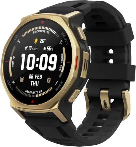 Miniatura 10 de Amazfit T-Rex 3 Pro - Reloj inteligente para exteriores con pantalla AMOLED de zafiro de 1.890 in, bisel Ti, GPS de doble banda, mapas sin conexión