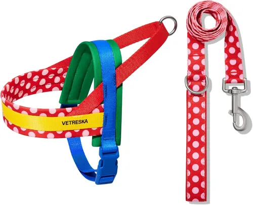 Miniatura 10 de VETRESKA MoMA Arnés para Perro para Perros Medianos y Grandes, Conjunto de Arnés y Correa Easy Walk para Perro, Arnés Tipo Chaleco Sin Tirones