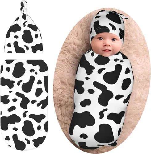 Miniatura 15 de Burrito Taco Tortilla Manta para recién nacido con juego de gorro, suave y elástica, manta de bebé, regalo divertido para baby shower de niños