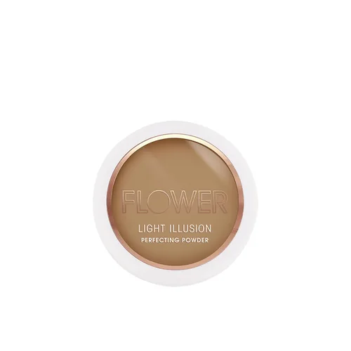 Miniatura 10 de FLOWER Beauty By Drew Barrymore Light Illusion Perfecting Powder - Base en polvo + polvo fijador para maquillaje - Cobertura media construible