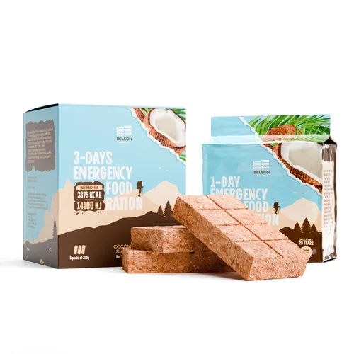Miniatura 20 de Suministro de alimentos de emergencia - Ración de supervivencia de chocolate - 20 años de vida útil - 3 días