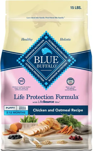 Miniatura 12 de Blue Buffalo Life Protection Formula - Alimento seco para cachorros de raza pequeña con DHA, nutrientes vitales y antioxidantes, hecho