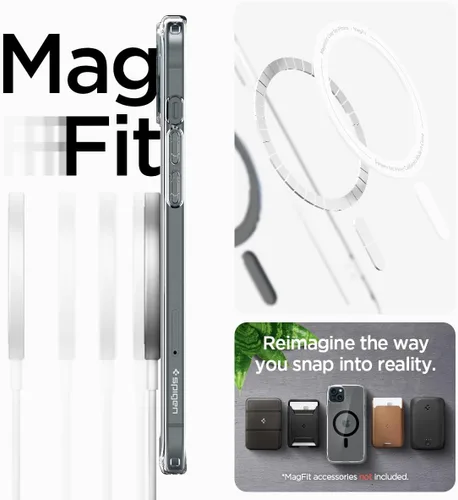 Miniatura 176 de Spigen Funda para iPhone 13 Mini, ultra híbrida MagFit [antiamarilleo] [compatible con Magsafe] - Transparente