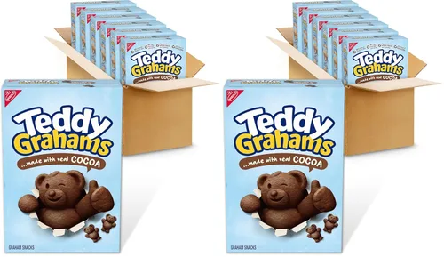 Miniatura 21 de Teddy Grahams Snacks Graham de chocolate, 6 cajas de 10 onzas