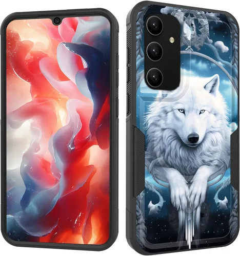 Miniatura 116 de Funda magnética para Galaxy A16 5G, [compatible con MagSafe] [protección contra caídas de grado militar] Funda resistente a prueba de golpes