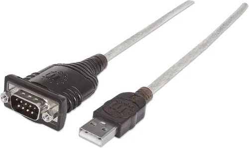 Miniatura 16 de Manhattan El convertidor USB a serie conecta un dispositivo serie a un puerto USB (205146) Adaptador serie USB-A a DB9 RS232 con cable de 18