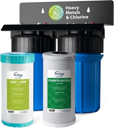 Miniatura 10 de iSpring FP15B Filtro de sedimentos para sistemas de filtración de agua para toda la casa, polipropileno de alta capacidad de 5 micrones premium, 4.5