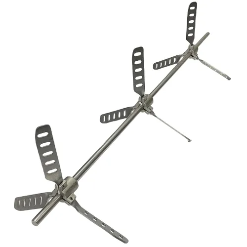 Cosmostar - Cuchilla expandible de acero inoxidable para mezclar pintura de 55 galones, herramientas de hélice para pintura epoxi, resina, paleta