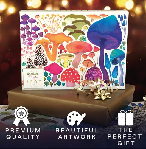 Miniatura 5 de Elena Essex Rompecabezas de 1000 piezas para adultos – Magia del bosque Rompecabezas de 1000 piezas Rompecabezas de hongos y vida silvestre 28