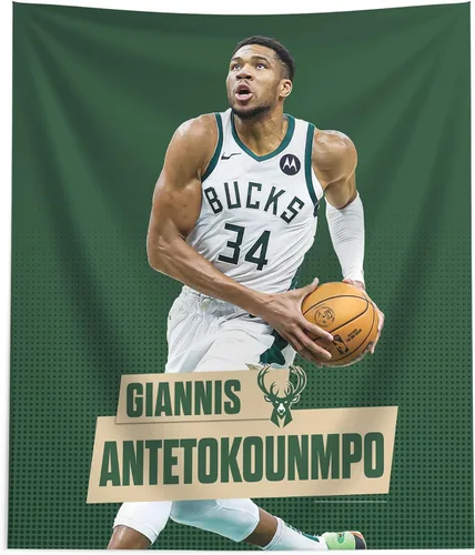Miniatura 11 de Northwest El jugador de la NBA imprimió el tapiz de la ejecución de la pared, tela de poliéster tejida, Víctor Wembanyama