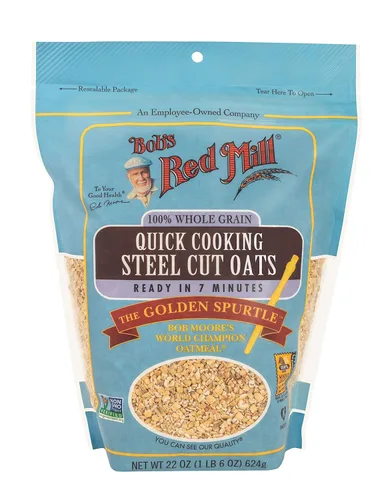 Miniatura 2 de Bob's Red Mill - Avena de acero de cocción rápida, 25 libras