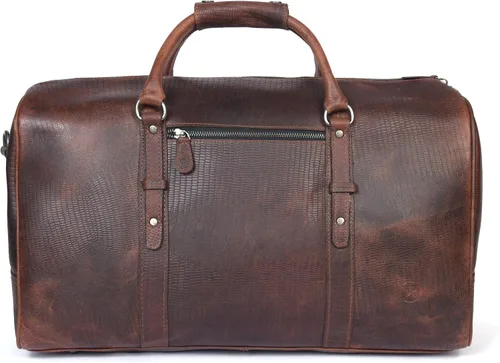 Miniatura 8 de Bolsa de viaje de cuero Bolsa deportiva para gimnasio, bolsa de mano para equipaje de avión, regalo para el día del padre por Aaron Leather Goods