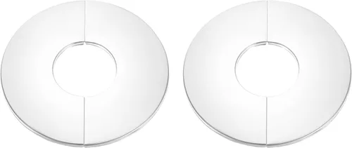 Miniatura 7 de uxcell Brida dividida de pared, placa redonda de escudo de acero inoxidable 304 de 0.866 in para tubo de diámetro de 0.866 in