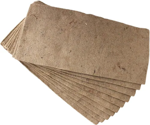 Miniatura 2 de Handy Pantry Pro Micro Jute Microgreens - Alfombrillas de cultivo de 10 x 20 pulgadas para bandejas de cultivo 1020 – Paquete de 10 almohadillas