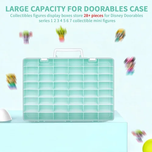 Miniatura 4 de Vitrina compatible con figuras coleccionables de Disney Doorables/para MGA Entertainment Miniverse. Organizador de almacenamiento de juguetes