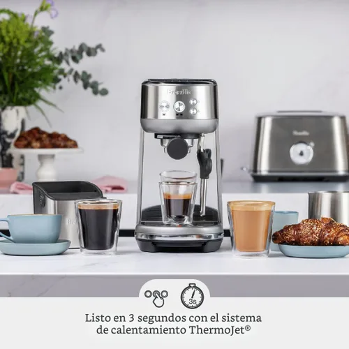 Miniatura 2 de Breville Bambino BES450BSS, máquina de café expreso de acero inoxidable cepillado