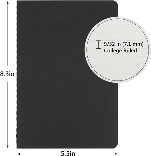 Miniatura 2 de EUSOAR Cuaderno de viaje, tamaño A5, paquete de 12 cuadernos de 5.5 x 8.2 pulgadas, cuaderno de dibujo con tapa suave, cuaderno de dibujo, cuaderno
