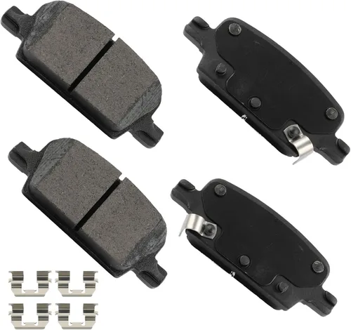 Miniatura 21 de Pastillas de freno, 4 pastillas de freno de disco de cerámica traseras ECCPP para Chevy Captiva Sport, Equinox, 10-17 para GMC Terrain, 07-09