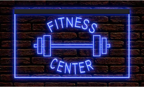 Miniatura 9 de 160034 - Letrero de neón con luz LED para gimnasio, sala de gimnasio, sala de gimnasio (12 x 8 pulgadas, 16 colores por control remoto)