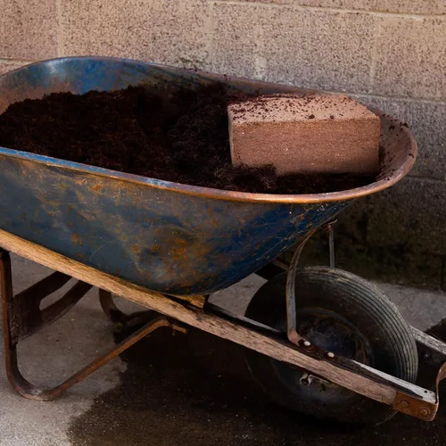 Miniatura 3 de Mountain Valley Seed Company Minute Soil - Ladrillo de fibra de coco comprimido, medio de cultivo de fibra, tierra para macetas para plantas