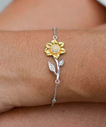 Miniatura 2 de Unique Fiancee Gifts, I'm not a Genie, but I'll do My Best to Make All Your Dreams Come True, Love Sunflower Bracelet for from, Funny Jewelry Gift