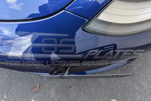 Miniatura 4 de Para Tesla Model 3 2016-2023 EOS Plate Version 2 Gancho de remolque para parachoques delantero, montaje en placa de matrícula, Remocator