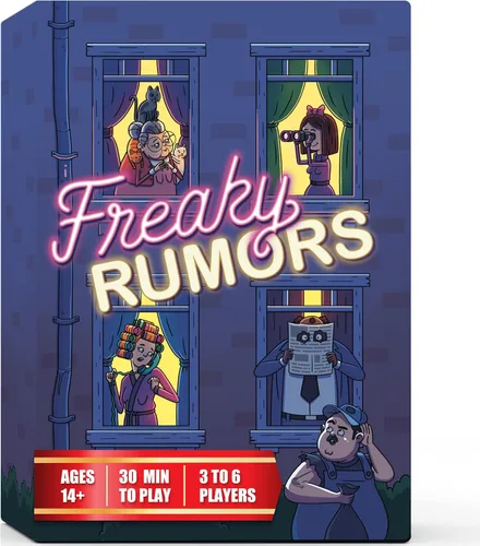 Freaky Rumors® Against Reality — Divertido juego de cartas para fiestas para reuniones sociales (3-6 jugadores) | Divertido rompehielos para noches