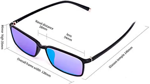 Miniatura 6 de Gafas ciegas de color ZIIZZ HZ-027, para ceguera de color rojo y verde