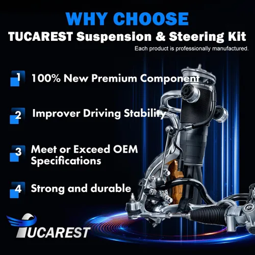 Miniatura 7 de TUCAREST 2 piezas K9513 suspensión delantera inferior rótula compatible con Su-baru 16-22 Crosstrek, 98-18 Forester, 93-16 Impreza, 90-19 Legacy