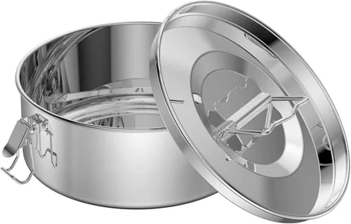 Miniatura 2 de Molde Flanera de acero inoxidable de 63 onzas, molde de flan con tapa, máquina de flan para olla instantánea de 6 cuartos de galón, apto