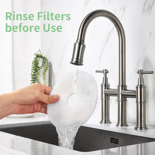 Miniatura 6 de Paquete de 6 filtros de repuesto para fuente de agua para gatos, para dispensador de agua de flores de 3 L, filtro automático para fuente