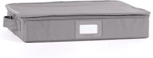 Miniatura 28 de Covermates Keepsakes - Juego de cajas de almacenamiento con cierre de cremallera, paquete de 3 cubos organizadores de poliéster resistente, diseño