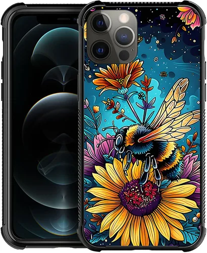 Miniatura 16 de ZHEGAILIAN Funda compatible con iPhone 11, fundas de cristal de color caballo de baile, parte trasera de vidrio templado+funda protectora